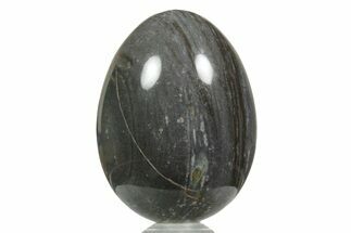 Polished Banded Shale Egg - New Mexico #356260