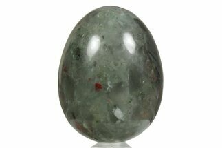 Polished Seftonite (Bloodstone/Heliotrope) Egg - Africa #356281