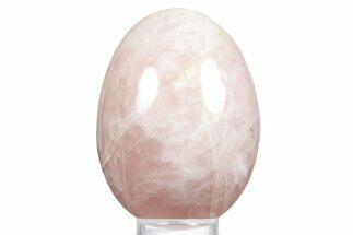Polished Rose Quartz Egg - South Dakota #356262