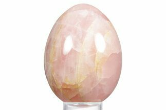 Polished Rose Quartz Egg - South Dakota #356264