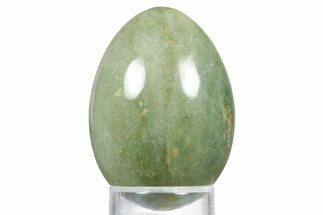 Polished Green Aventurine Egg - India #356278