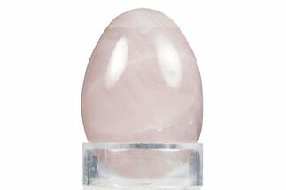 Polished Rose Quartz Egg - South Dakota #356248