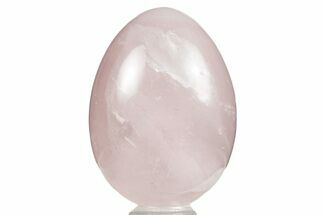 Polished Rose Quartz Egg - South Dakota #356254