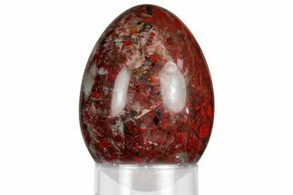 Polished Brecciated Red Jasper Egg - South Africa #356310