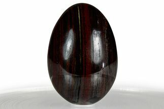 Polished Tiger Iron Stromatolite Egg - Billion Years #356452