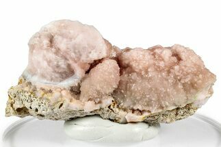 Sparkling Natural Rose Quartz Crystal Cluster - Peru #356526