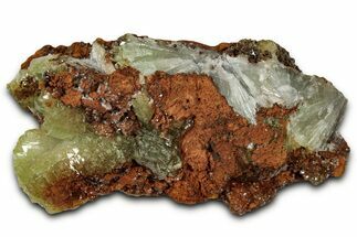 Fluorescent, Gemmy Adamite Crystals on Matrix - Mexico #356633