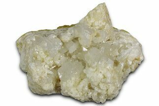 Lustrous Celestine (Celestite) Crystals on Sulfur - Italy #356640