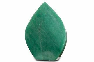 Polished Jade (Nephrite) Flame - Afghanistan #355880