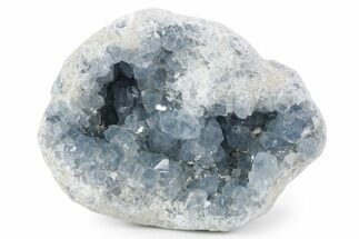 Sparkling Celestine (Celestite) Geode - Madagascar #356727