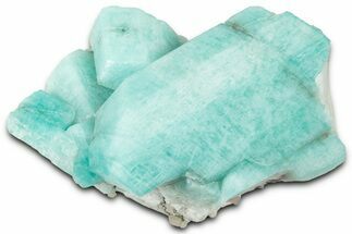 Teal-Blue Amazonite Crystal Cluster - Lake George, Colorado #358594