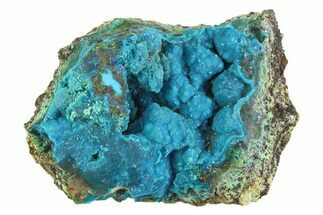Vibrant Teal Chrysocolla Formation - Peru #358662