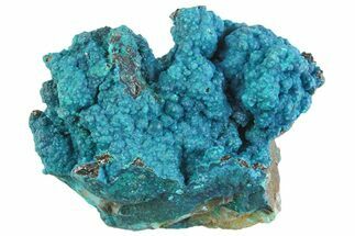 Vibrant Teal Chrysocolla Formation - Peru #358666