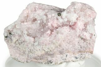 Light Pink Rhodochrosite with Quartz - Peru #358935