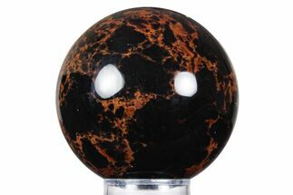 Polished Mahogany Obsidian Sphere #359186