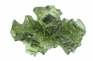 Green Moldavite Tektite ( g) - Besednice, Czech Republic #359248