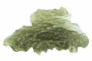 Green Moldavite Tektite ( g) - Besednice, Czech Republic #359250