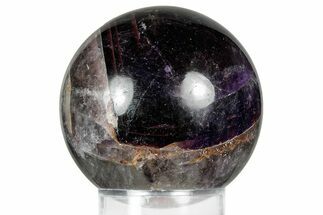 Polished Chevron Amethyst Sphere - India #359829