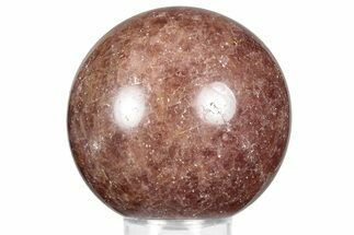 Polished Strawberry Quartz Sphere - Brazil #359856