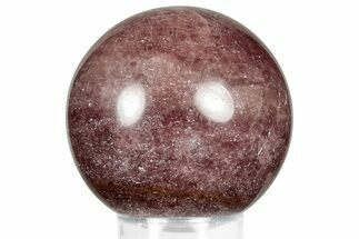 Polished Strawberry Quartz Sphere - Brazil #359858