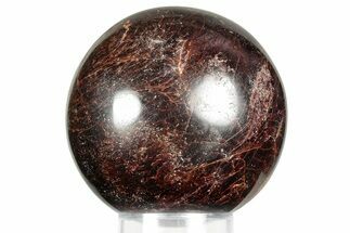 Polished Almandine Garnet Sphere - India #359918