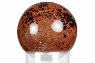 Polished Mahogany Obsidian Sphere - Mexico #360033