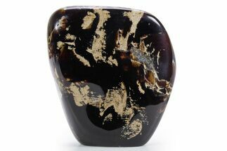 Tall Free-Standing Polished Indonesian Blue Amber #359563
