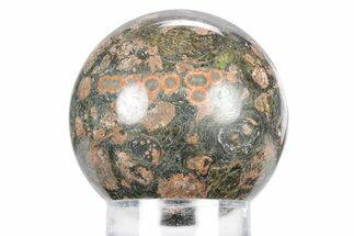 Polished Spherulitic Rhyolite Sphere - Australia #360406