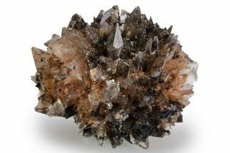 Sparkling Orange/Black Creedite Crystal Cluster - Durango, Mexico #360617