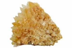 Calcite | Columnar Calcite Crystal Cluster - Etsy ✨SALE✨ Columnar Calcite on Quartz display picture 1