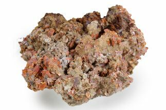 Fiery, Red-Orange Wulfenite Cluster - Kuruktag Mountains, China #360998