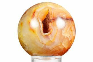 Colorful Carnelian Agate Sphere - Madagascar #361415