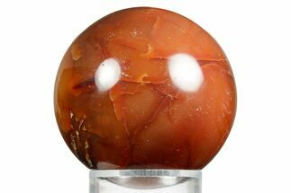 Colorful Carnelian Agate Sphere - Madagascar #361417