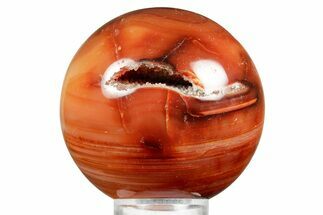 Colorful Carnelian Agate Sphere - Madagascar #361429