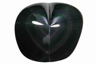 Polished Rainbow Obsidian Heart - Mexico #362203
