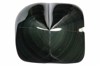 Polished Rainbow Obsidian Heart - Mexico #362207