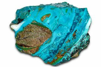 Polished Atacama Blue Opal (Chrysocolla & Opal) - Chile #362258