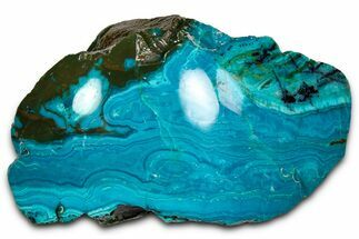 Polished Atacama Blue Opal (Chrysocolla & Opal) - Chile #362266