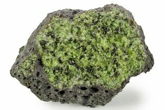 Peridot Crystals in Basalt - Arizona #355054