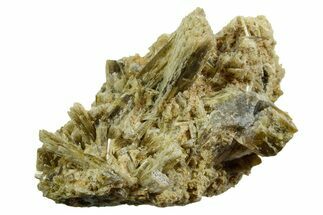 Clinozoisite Crystals on Green Epidote Matrix - Peru #362071