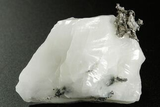 Native Silver in Calcite - Morocco #362732