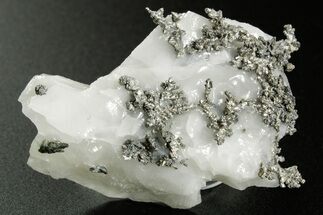 Native Silver in Calcite - Morocco #362742