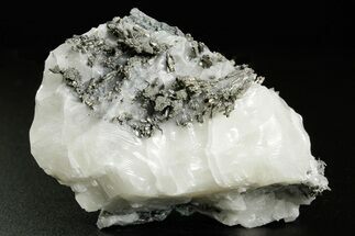 Native Silver in Calcite - Morocco #362781