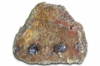 Gleaming Galena Crystals on Quartz - China #362582