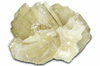 Lustrous Tabular Barite Crystal Cluster - China #362611