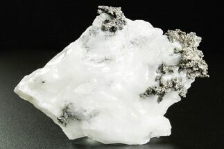 Native Silver in Calcite - Morocco #362822