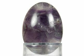 Polished Purple Fluorite Egg - Fluorescent! #362803