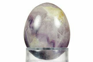 Polished Purple Fluorite Egg - Fluorescent! #362804