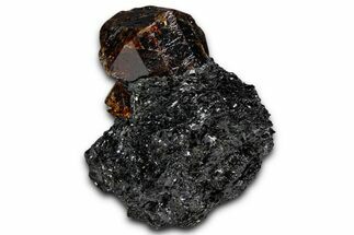 Fluorescent Zircon Crystals in Biotite Schist - Norway #363877