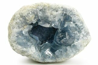 Sparkling Celestine (Celestite) Geode Section - Madagascar #364092